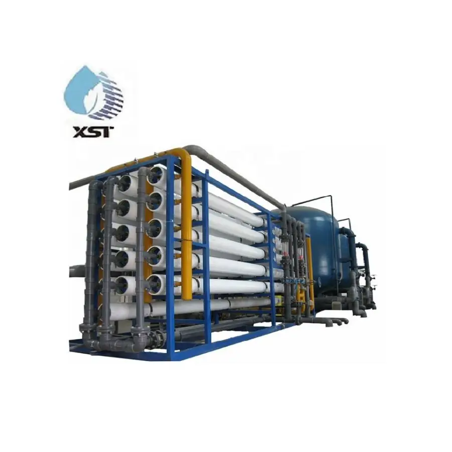 50M3/H Pure Drinking Water Treatment System with PLC Controlled High Efficiency Reverse Osmosis Seawater Desalination Plant — image 5