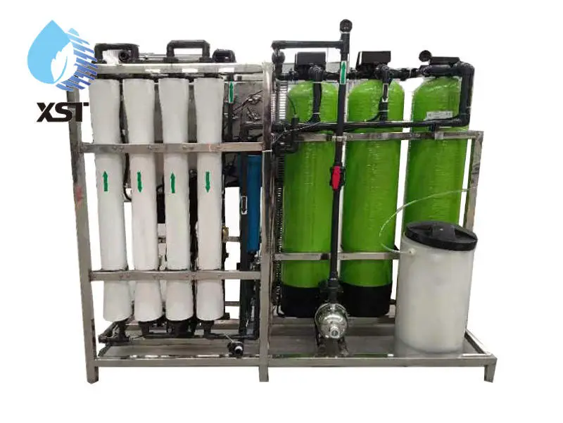 1000L/Hour RO Plant Reverse Osmosis Water Purification System Pump PLC ISO9001 CE Certified Automatic Operation for Chem — view 2