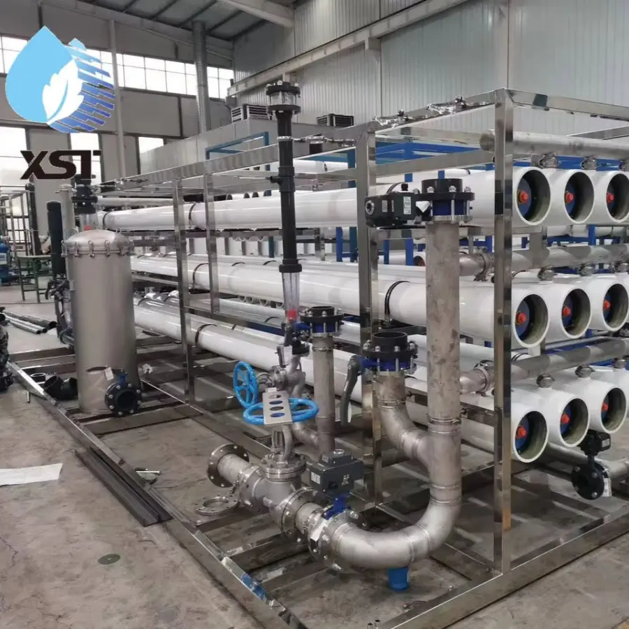 Low Consumption Energy Saving 15 T Single-Stage Reverse Osmosis PLC Pump Seawater Desalination Water Purification Treatm — view 1