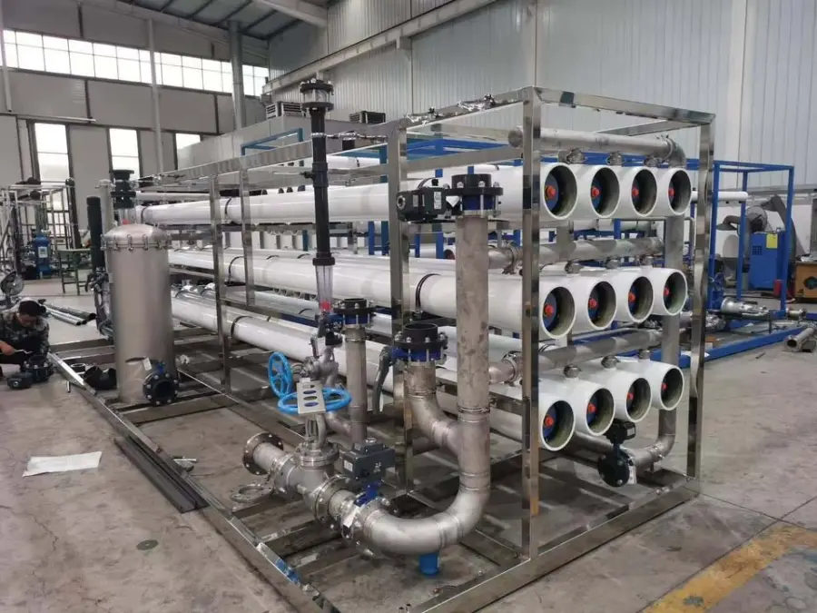 Low Consumption Energy Saving 15 T Single-Stage Reverse Osmosis PLC Pump Seawater Desalination Water Purification Treatment — image 6