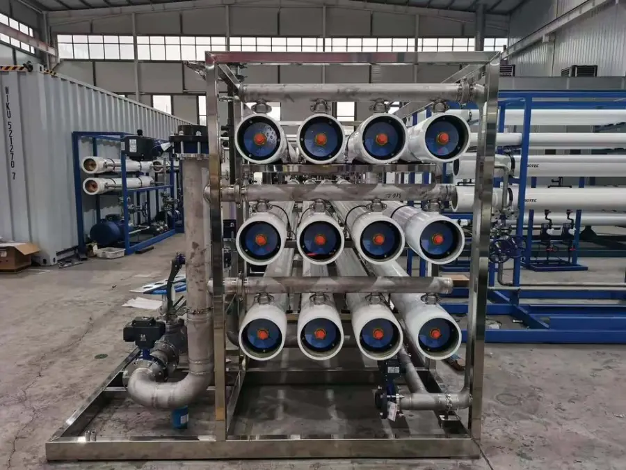 Low Consumption Energy Saving 15 T Single-Stage Reverse Osmosis PLC Pump Seawater Desalination Water Purification Treatment — image 7