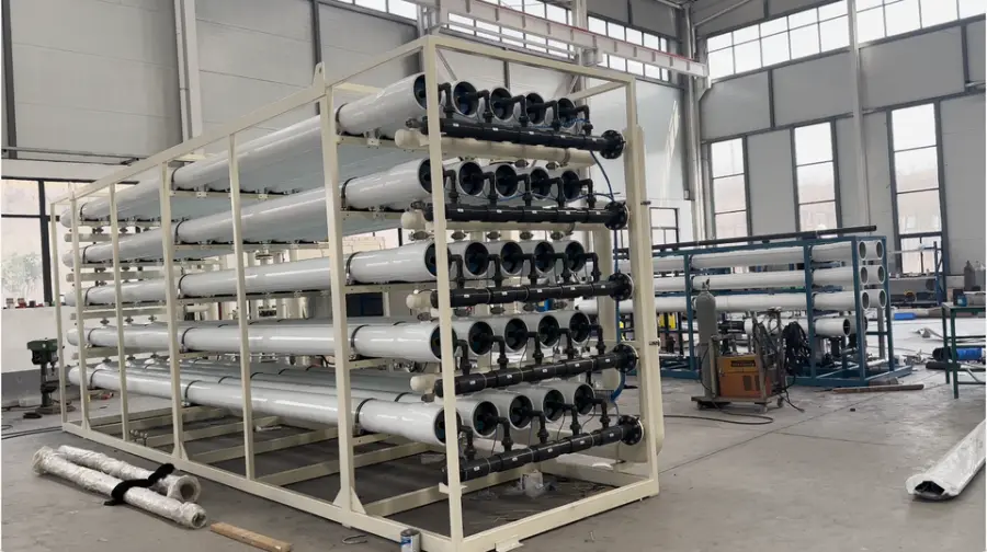 Agricultural Industry Complete 5 Stage Reverse Osmosis System with PLC Motor Pump 15 Ton Machine — image 3