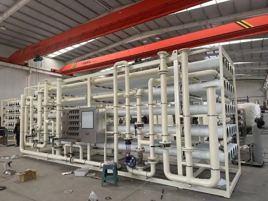 Agricultural Industry Complete 5 Stage Reverse Osmosis System with PLC Motor Pump 15 Ton Machine — image 5