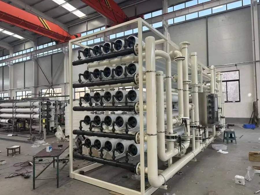 Agricultural Industry Complete 5 Stage Reverse Osmosis System with PLC Motor Pump 15 Ton Machine — image 6