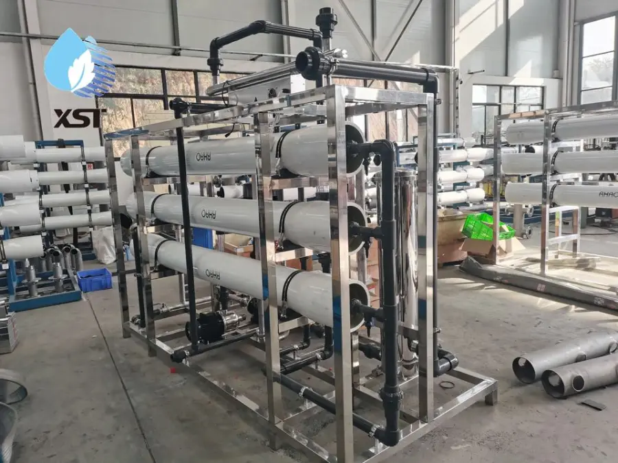 Industrial Reverse Osmosis (RO) Water Treatment Plant with PLC Pump & Pressure Vessel 5000 LPH System — image 4