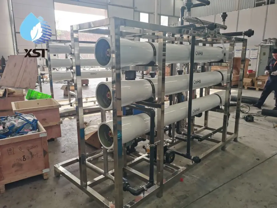 Industrial Reverse Osmosis (RO) Water Treatment Plant with PLC Pump & Pressure Vessel 5000 LPH System — image 6
