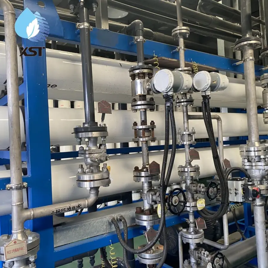 Industrial Reverse Osmosis Water Filter System with Pump Pressure Vessel Motor & PLC 500000L/Hour Capacity — image 3