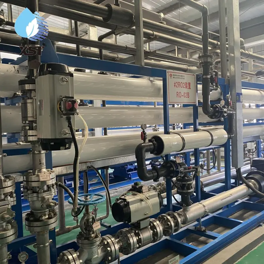 Industrial Reverse Osmosis Water Filter System with Pump Pressure Vessel Motor & PLC 500000L/Hour Capacity — image 4