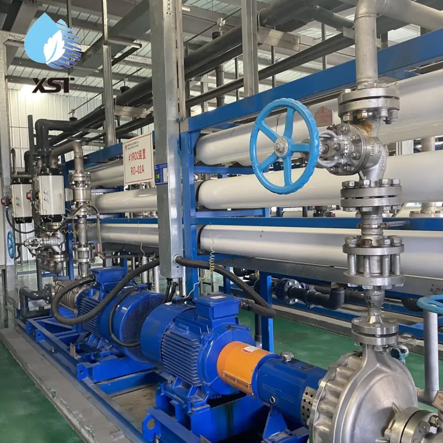 Industrial Reverse Osmosis Water Filter System with Pump Pressure Vessel Motor & PLC 500000L/Hour Capacity — image 5