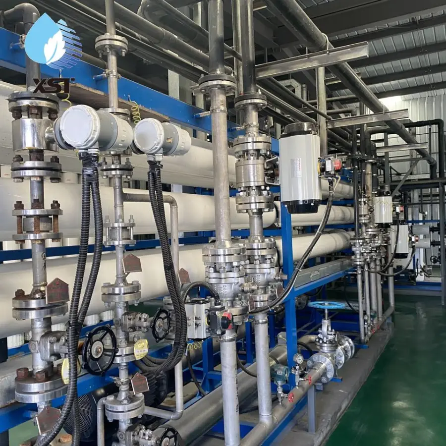 Industrial Reverse Osmosis Water Filter System with Pump Pressure Vessel Motor & PLC 500000L/Hour Capacity — image 7
