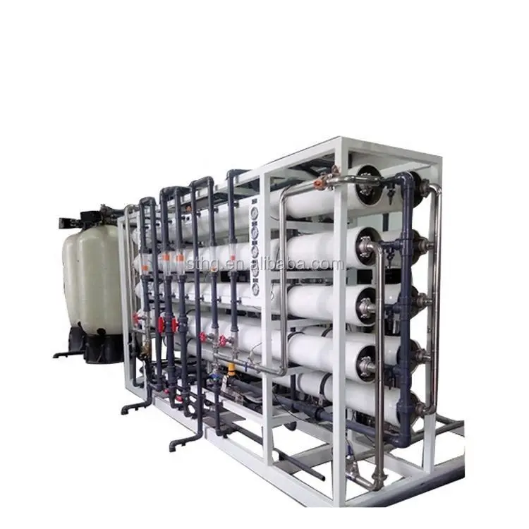 50M3/H Industrial Seawater Desalination SWRO Water Treatment Plant with PLC & Motor High Efficiency Automatic Control — image 4