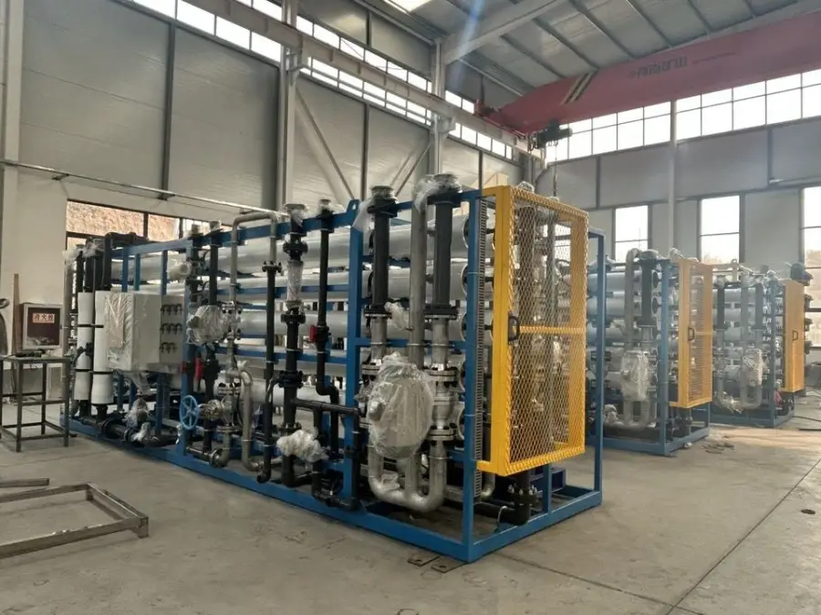 60T/H High Efficiency Boiler Cooling Water Purification System with PLC Pump & Motor Reverse Osmosis Plant — view 4