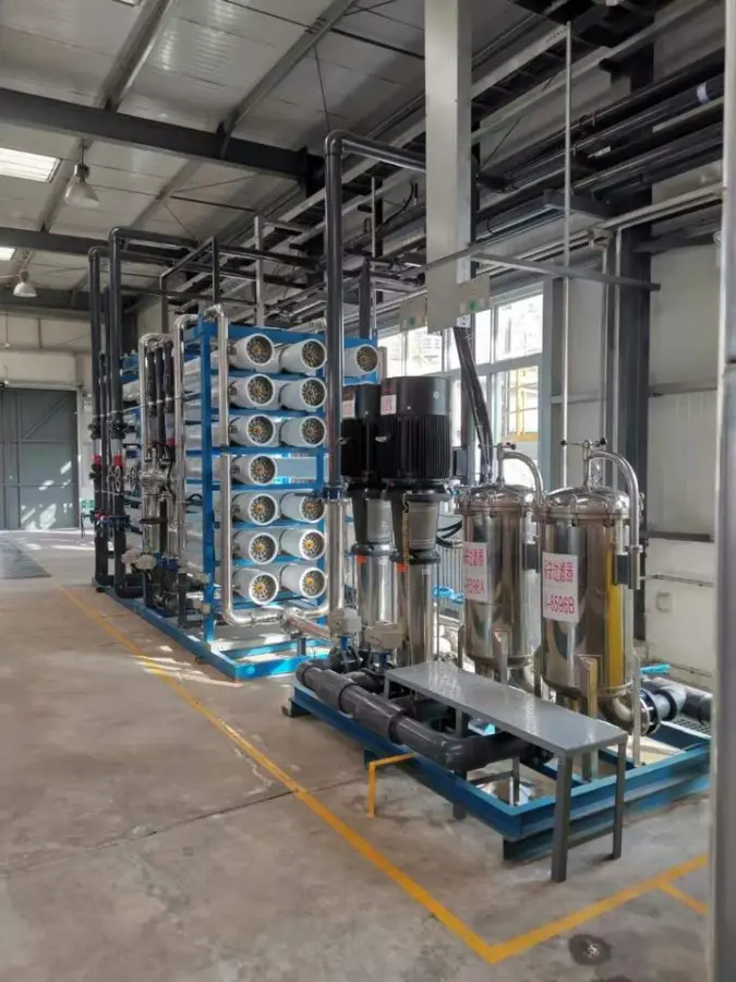 60T/H High Efficiency Boiler Cooling Water Purification System with PLC Pump & Motor Reverse Osmosis Plant — view 5