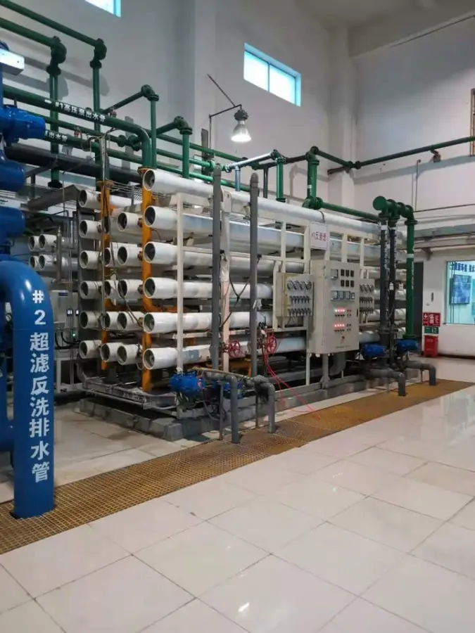 60T/H High Efficiency Boiler Cooling Water Purification System with PLC Pump & Motor Reverse Osmosis Plant — view 6