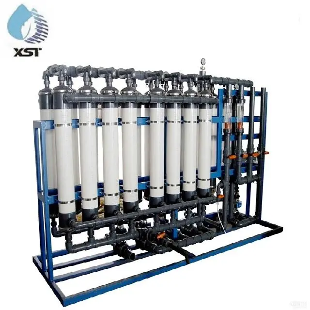 50T/H Ultrafiltration System 50000L/H Water Treatment Plant 2000L Featuring FRP PVDF Hollow Fiber Pump PLC Motor Filter — image 3