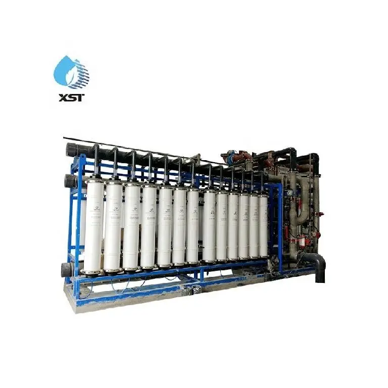50T/H Ultrafiltration System 50000L/H Water Treatment Plant 2000L Featuring FRP PVDF Hollow Fiber Pump PLC Motor Filter — image 5