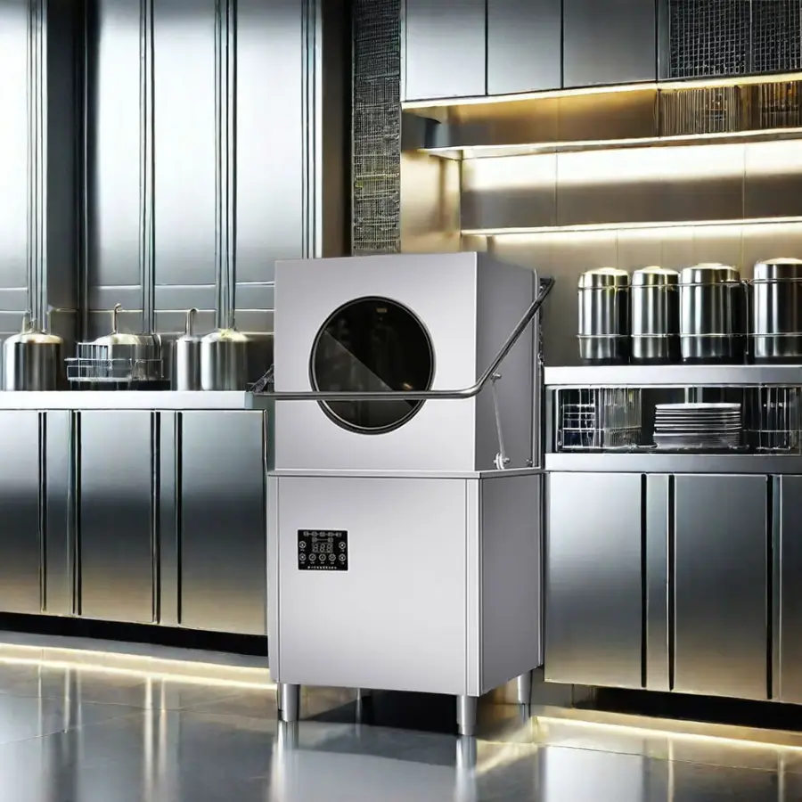 ZHONGJI High-Efficiency Full Automatic Electric Commercial Freestanding Dishwasher High Quality Stainless Steel 304 100 — view 1