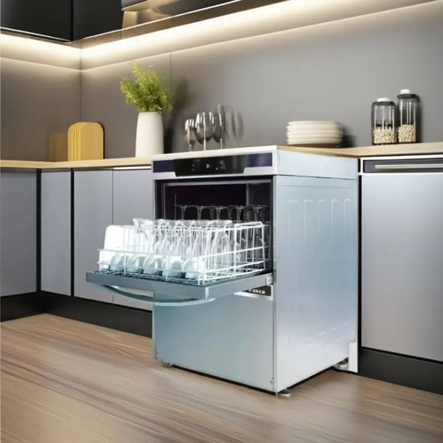 Mini Full Automatic Restaurant Bar Drawer Dishwasher Commercial Stainless Steel Under Counter Washing Cup Machine — image 5