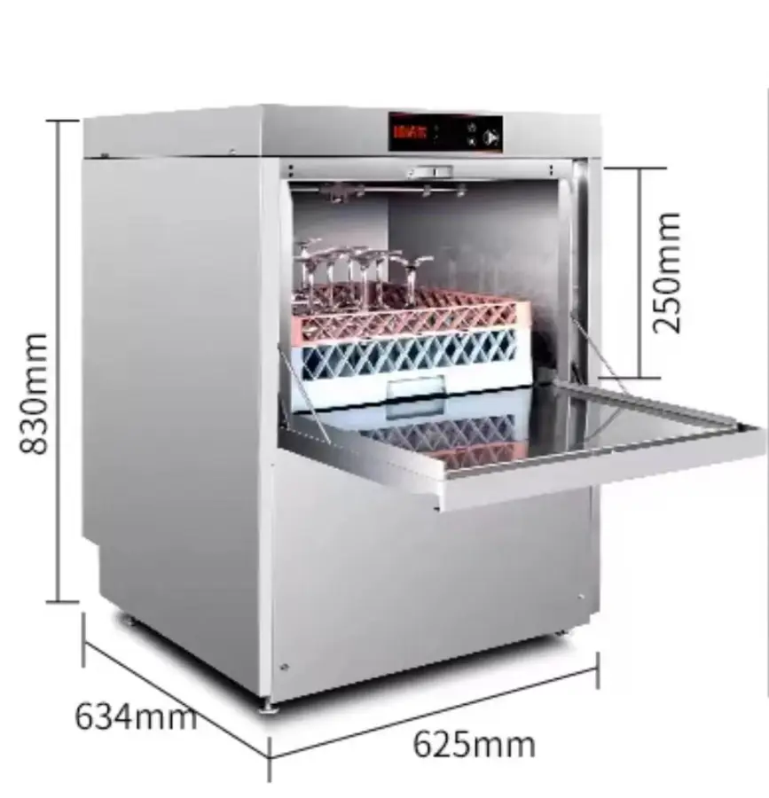 Professional Manufacturer Household/Commercial Washing Cup Machine High Quality Stainless Steel Undercounter Mini Dishwasher — image 3
