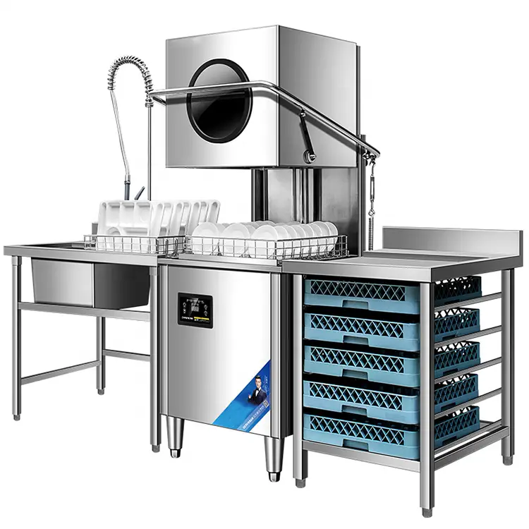 Multi-Functional Commercial Dishwasher Stainless Steel Home and Industrial Smart Dish Washing Machine for Home Use — view 1