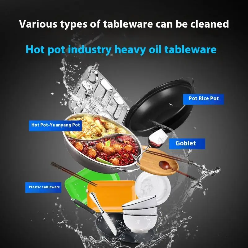 CE Certification MOQ Commercial Fully Automated Stainless Steel Uncover Dishwasher for Small Restaurants High Quality Wholesale — image 6