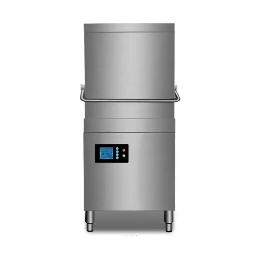 Large-Capacity Stainless Hood Type Freestanding Dishwasher Restaurant Commercial Electric Saving Energy Dishwasher Machine — image 4