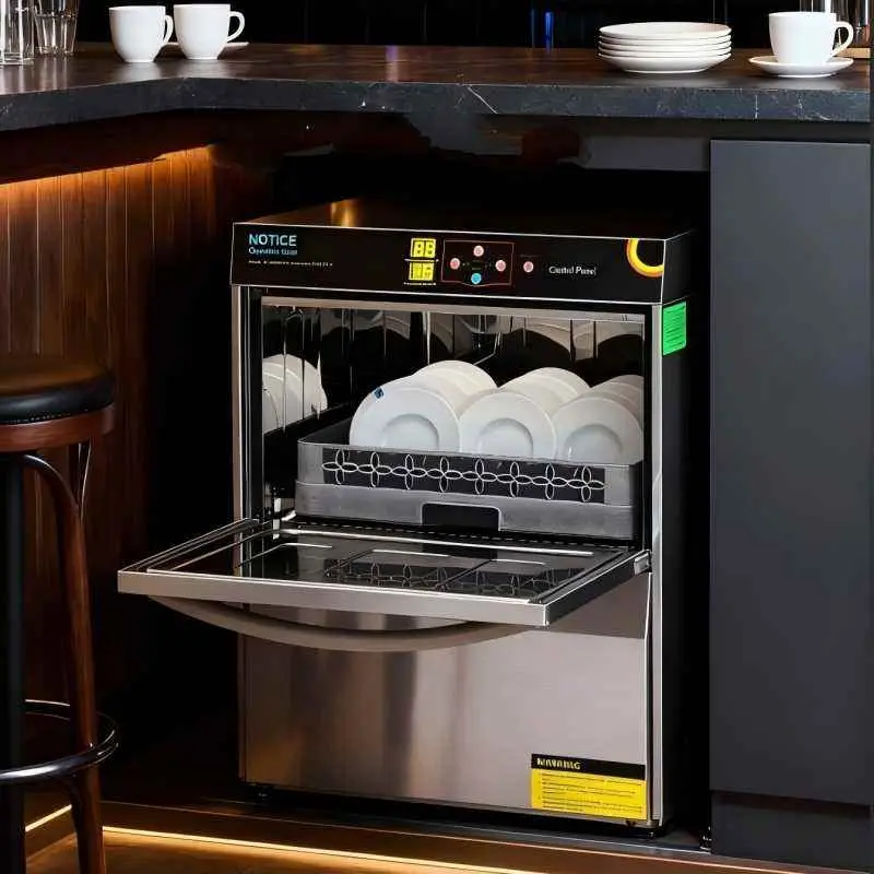 Hot Sale Stainless Steel Kitchenware Commercial Electric Cup Washer Equipment for Bar Coffee Shop Mini Dishwasher for Household — image 5