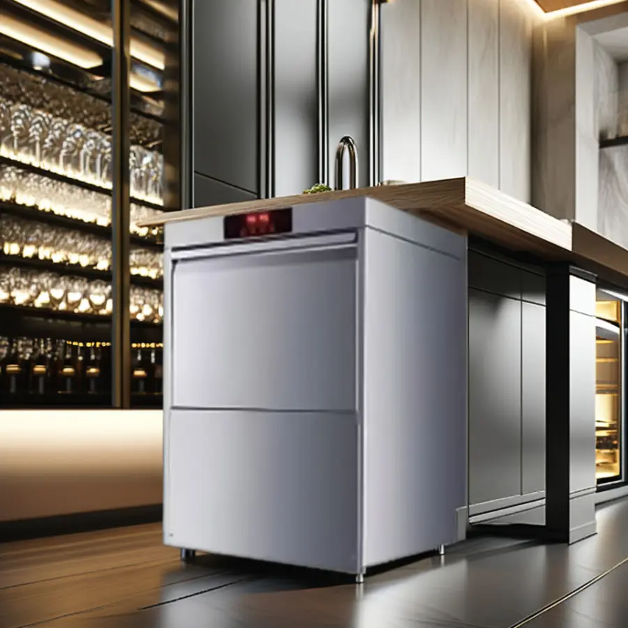 Factory Wholesale Built-in bar Glass WasherPortable Dishwasher Smart Commercial Countertop Small Stainless Steel Dishwashers — image 5
