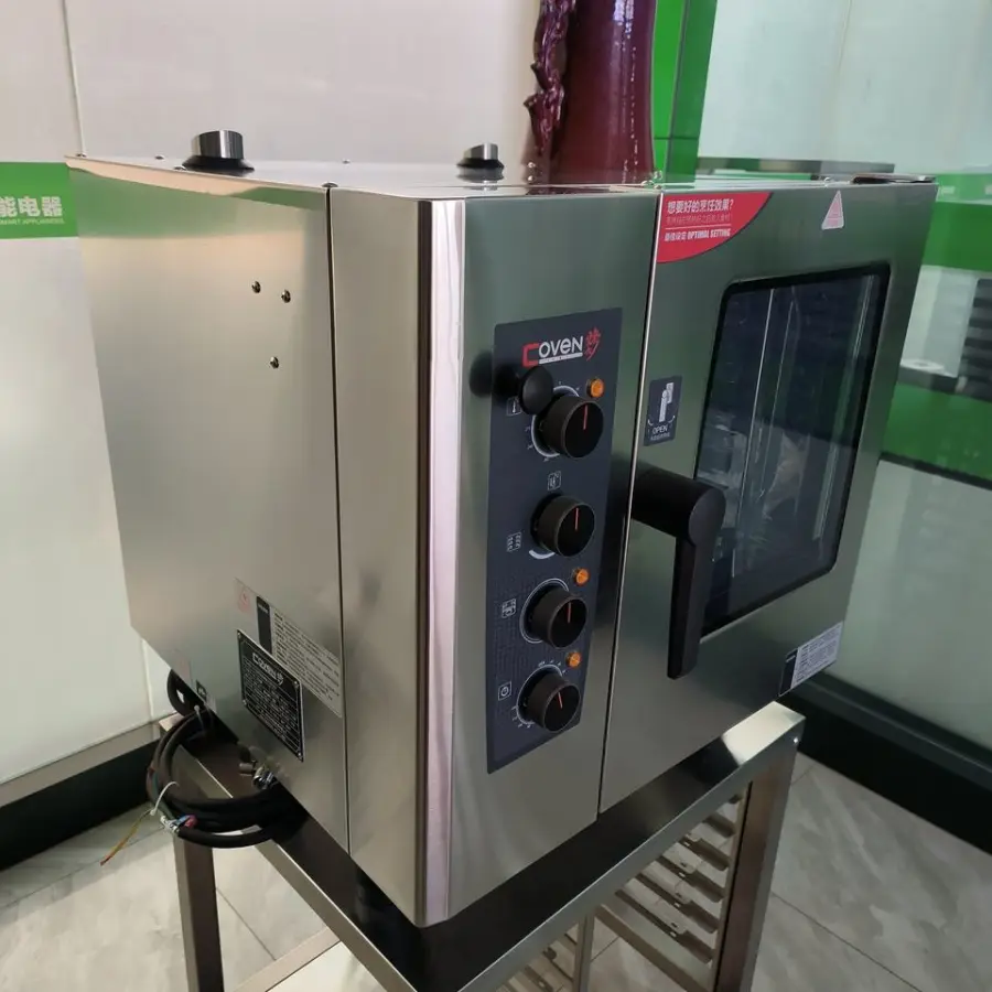 Modern High Quality Commercial High-Power Electric Energy Convection Heat Cycle Steam Multifunctional Universal Steam Oven — image 6