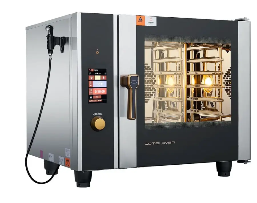 China Manufacturer Convection Commercial 10-tray Electric Gas for Baking Bread and Cakesmultifunctional Smart Steam Oven — image 6
