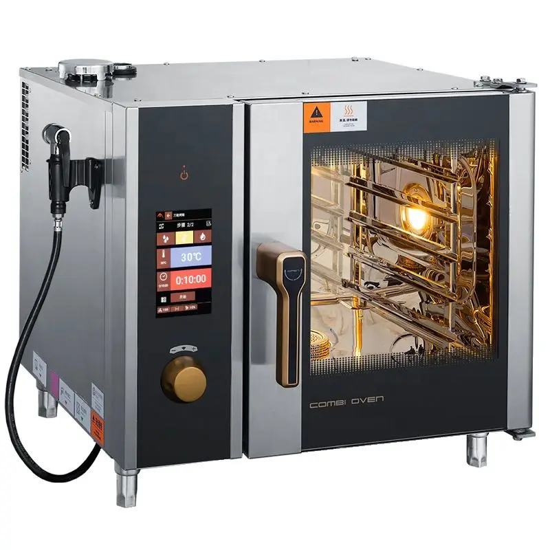 China Manufacturer Convection Commercial 10-tray Electric Gas for Baking Bread and Cakesmultifunctional Smart Steam Oven — image 7