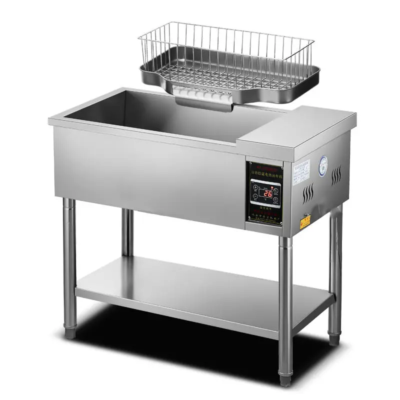 Commercial Fryer Multifunctional Large Capacity Fried Dough Stick Machine Automatic Constant Temperature Fried Chicken E — view 1