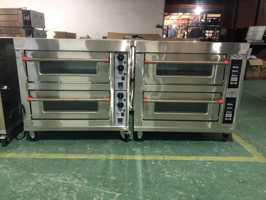 Hot Selling Factory Price Double Layer Industrial Portable Commercial Bakery Microcomputer Control Deck Oven Malaysia — image 7