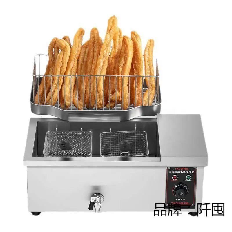 2024 New Catering Services High Quality Stainless Steel Electric Multifunctional Automatic Plantain Chips Frying Machine — view 1
