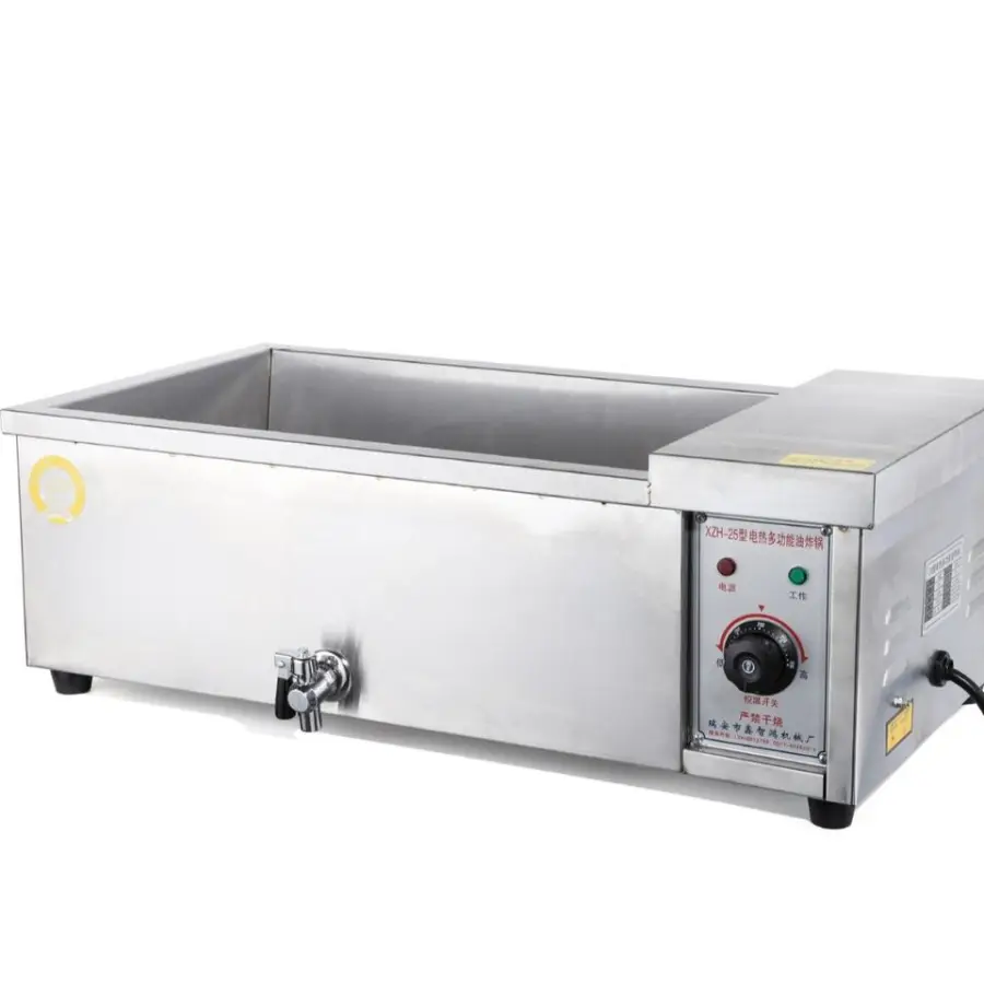 2024 New Catering Services High Quality Stainless Steel Electric Multifunctional Automatic Plantain Chips Frying Machine — image 6