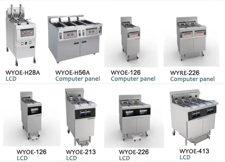 Commercial Deep Fryer with Single and Double Cylinders, Temperature Control and Timer, Large Frying Basket, Suitable for KFC — image 7
