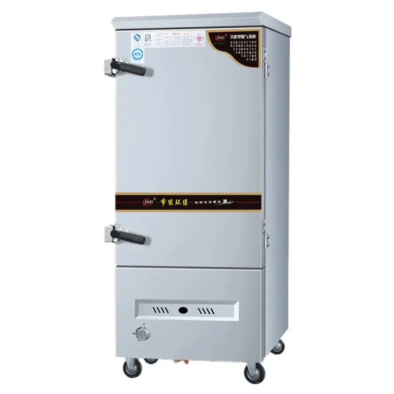 Commercial Stainless Steel Gas/Electric Rice Steam Cabinet 10-Tray Soup Fish Steamer for Home Use Hotels Food Shops Rest — view 1