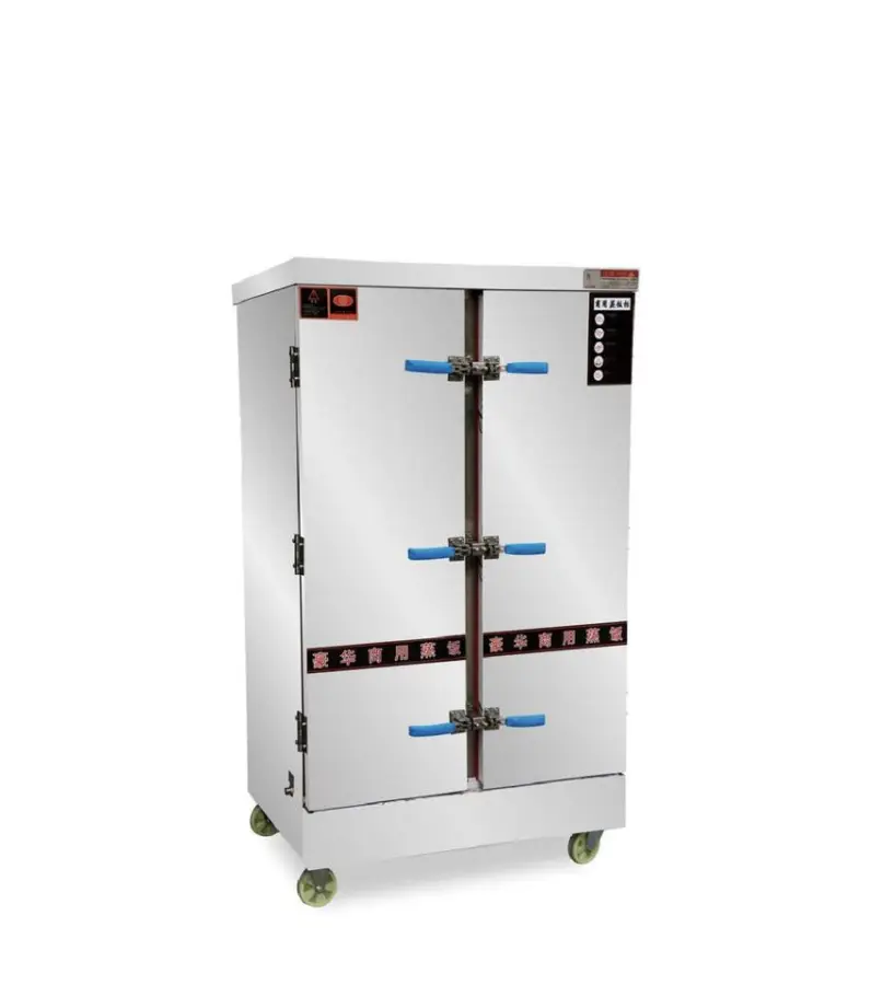 Commercial Stainless Steel Gas/Electric Rice Steam Cabinet 10-Tray Soup Fish Steamer for Home Use Hotels Food Shops Restaurants — image 7