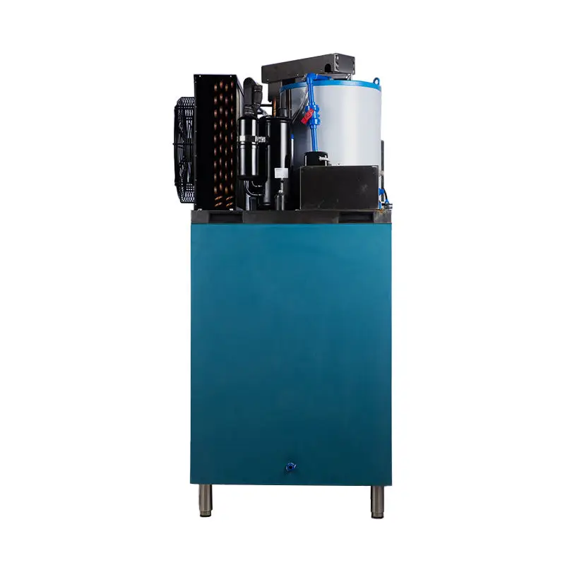 Hengzhi Commercial Snow Flake Ice Machine Commercial Thin Ice Machine 500kg Large Output Supermarket Seafood Buffet Auto — view 3