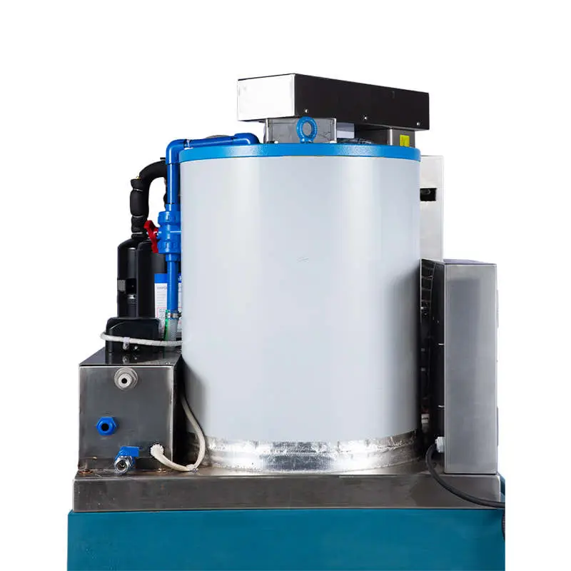 Hengzhi Commercial Snow Flake Ice Machine Commercial Thin Ice Machine 500kg Large Output Supermarket Seafood Buffet Auto — view 4