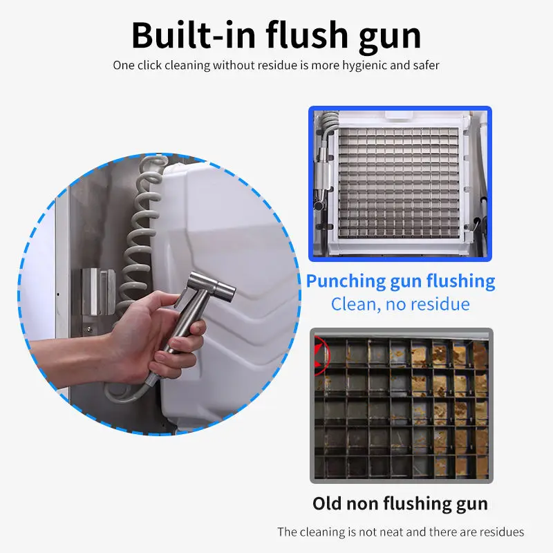 HENGZHI Commercial Ice Maker Large Capacity Ice Cube & Block Making Machine 220V/110V Automatic Defrost CE Certified — view 3