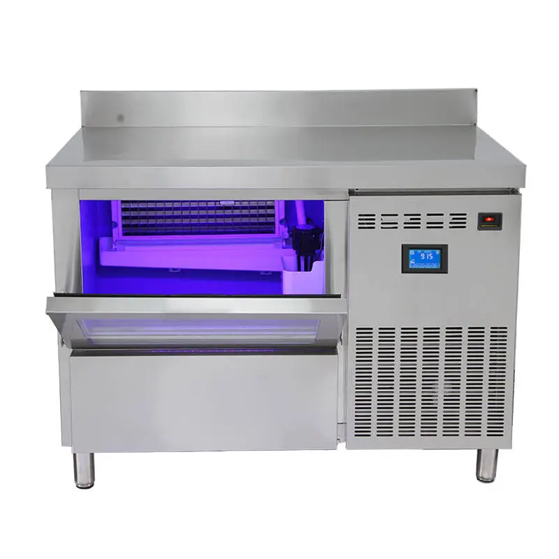 Bubble Tea Equipment Commercial Milk Tea Counter with Ice Maker Machine Professional Bubble Tea bar with 80kg/day Ice Maker — image 3