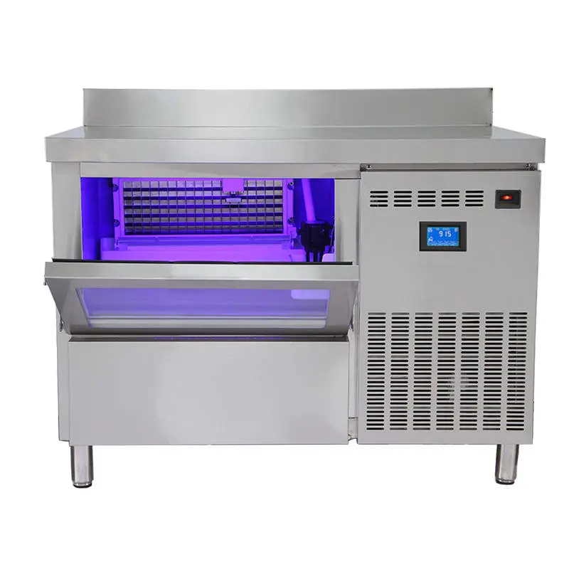 Bubble Tea Equipment Commercial Milk Tea Counter with Ice Maker Machine Professional Bubble Tea bar with 80kg/day Ice Maker — image 4