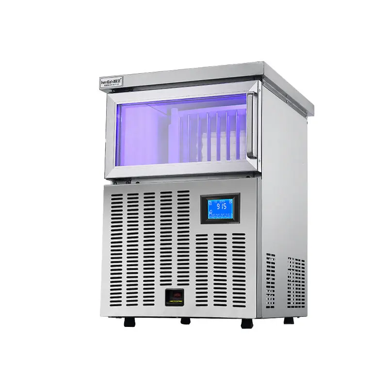 Ice Maker Commercial Milk Tea Shop KTV Restaurant Automatic Small Large Square Crescent Ice Making Machine — view 1