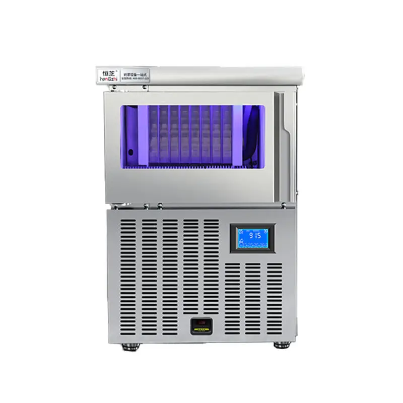 Ice Maker Commercial Milk Tea Shop KTV Restaurant Automatic Small Large Square Crescent Ice Making Machine — image 3