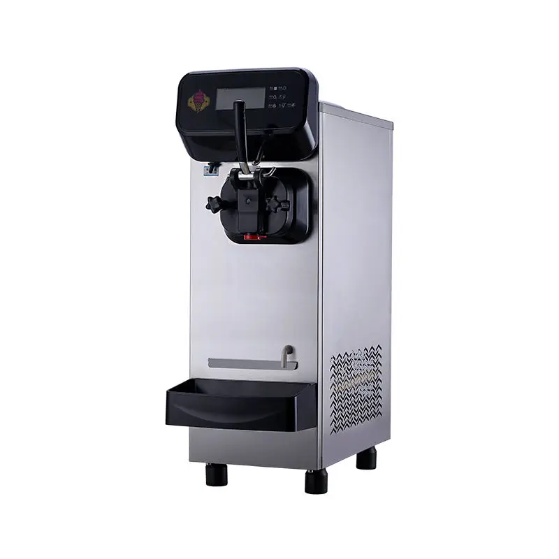 Professional Commercial Small Single Head Ice Cream Machine New Stainless Steel 110/220V 1 Year Warranty — view 1