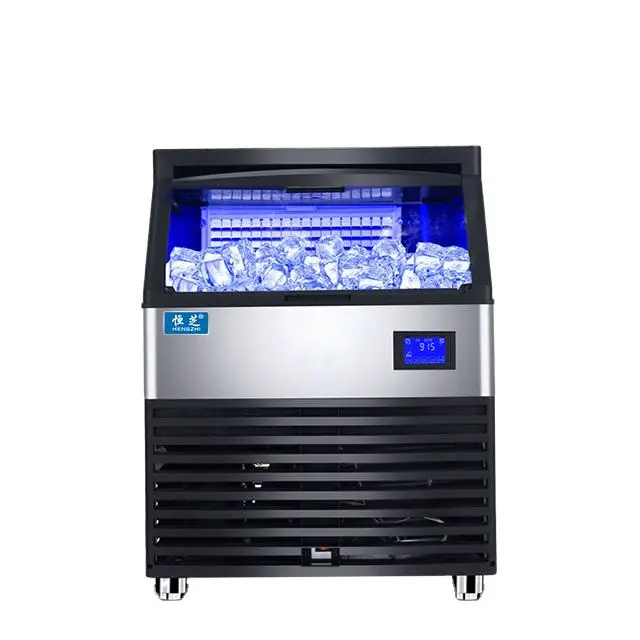HENGZHI Commercial Use Ice Making Machine Ice Cube Machine Large Capacity for Bar Coffee Milk Tea Shop — view 1