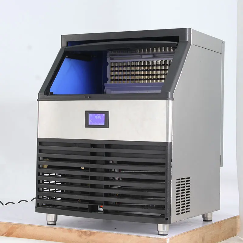 HengZhi Commercial Electric Ice Maker Machine Stainless Steel High Productivity Ice Block Motor Core Large Capacity 110V/220V — image 4