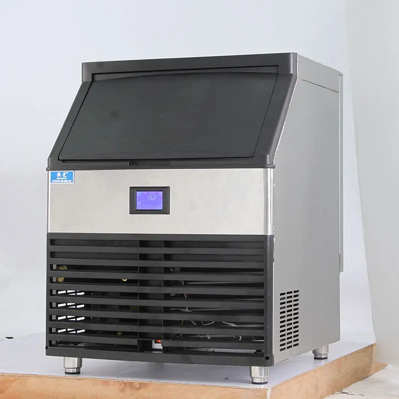 HengZhi Commercial Electric Ice Maker Machine Stainless Steel High Productivity Ice Block Motor Core Large Capacity 110V/220V — image 7