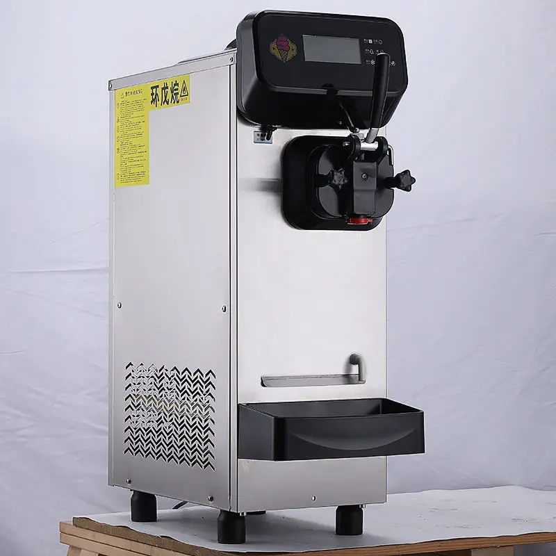 HENGZHI New Single-Head Commercial Small Desktop Automatic Ice Cream Machine Touch Screen High Productivity Mini Sundae Maker — image 3